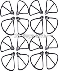 BOLON K-896 Parts-15 Outer protect frame(16pcs)-Black,BOLON K-896 RC Quadcopter Drone Spare Parts Accessories,BOLON TOYS K896 Replacement Parts